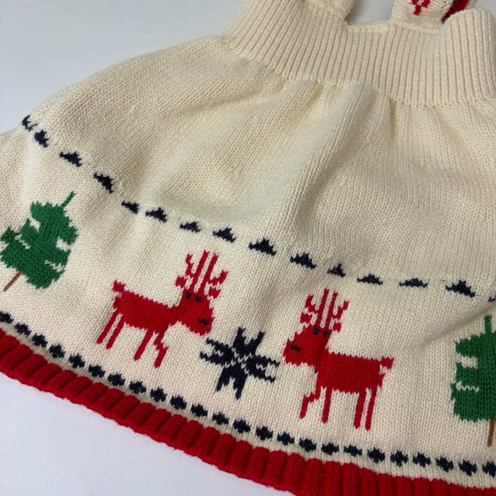 Hanna‎ Andersson Dear Deer Knit Holiday Sweater Jumper 60cm 3-6 months - Picture 4 of 9